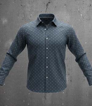 John Varvatos USA Skull Print Button Down Shirt Size L